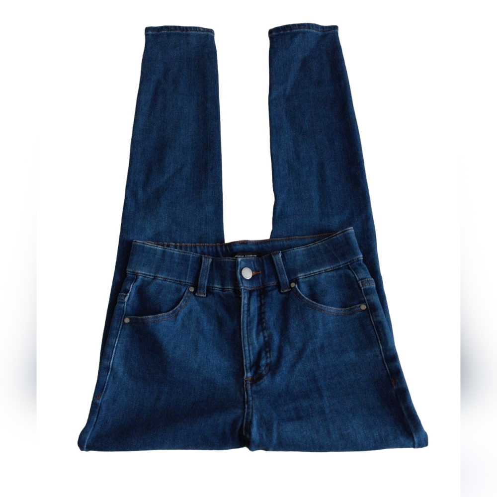 Universal Standard High Rise Skinny Blue Jeans Women's 6 Long